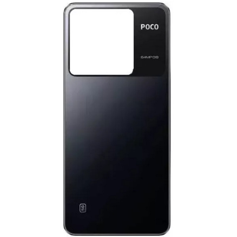 Задня кришка Xiaomi Poco X6 5G чорна, оригінал PRC