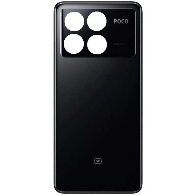 Задня кришка Xiaomi Poco X6 Pro чорна, оригінал PRC