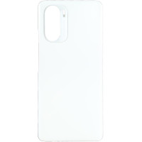 Задня кришка Xiaomi Redmi K40 /Poco F3 біла, логотип 