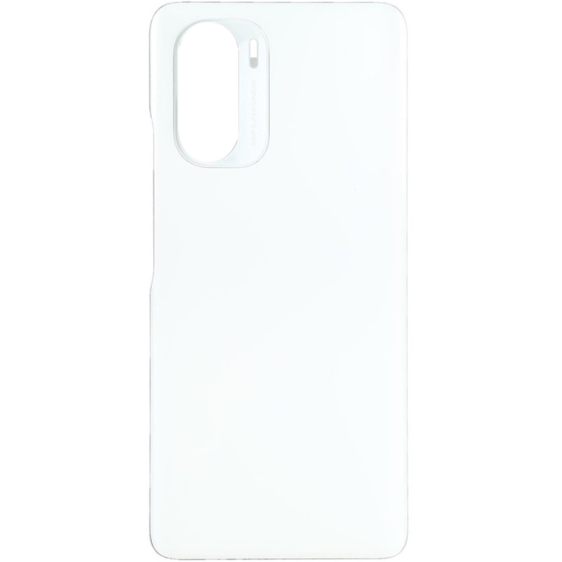 Задня кришка Xiaomi Redmi K40 /Poco F3 біла, логотип Redmi