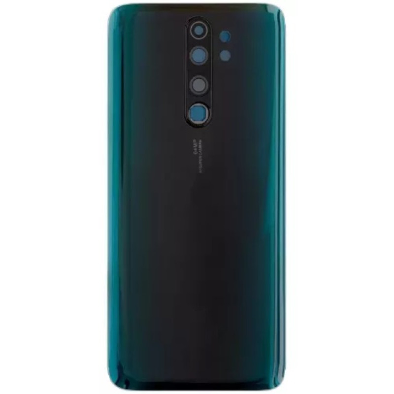 Задня кришка Xiaomi Redmi Note 8 Pro зелена, оригінал PRC + скло камери