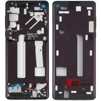 Рамка дисплея Motorola XT2063-2 Moto Edge 2020 черная, оригинал PRC со сканером отпечатка пальца