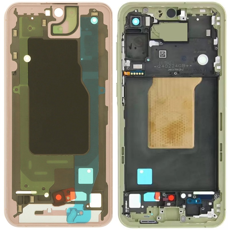 Рамка дисплея Samsung A556 Galaxy A55 жовта, Lemon