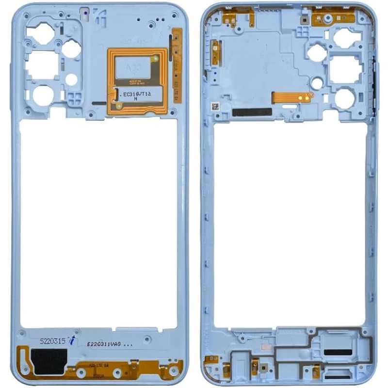 Рамка корпуса Samsung A235 Galaxy A23 синяя
