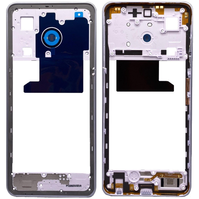 Рамка корпуса Tecno Spark Go 2024 белая, Mystery White