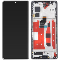 Дисплей Honor 70 чорний, OLED, оригінал PRC з рамкою, Midnight Black