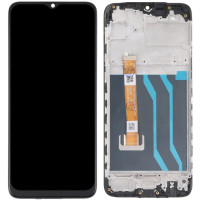Дисплей Realme 5 /C3 чорний, з рамкою, оригінал PRC версія 4, p/n: FPC-HTF065H019-A0