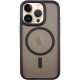 Чехол iPhone 16 Pro (6.3) TPU+PC Metal Buttons with MagSafe Black