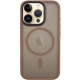Чехол iPhone 16 Pro Max (6.9) TPU+PC Metal Buttons with MagSafe Gold