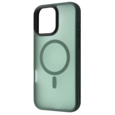 Чехол iPhone 16 Pro Max WAVE Matte Insane Case with Magnetic Ring Green