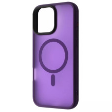 Чехол iPhone 16 Pro WAVE Matte Insane Case with Magnetic Ring Deep Purple