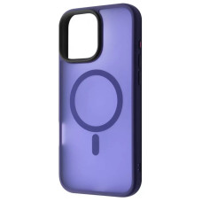Чехол iPhone 16 Pro WAVE Matte Insane Case with Magnetic Ring Midnight Blue