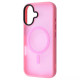Чехол iPhone 16 Plus WAVE Matte Insane Case with Magnetic Ring Pink