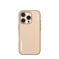 Чехол iPhone 16 Pro Blueo BL045 Dual-Color Liquid Silicone Magnetic Series Gold