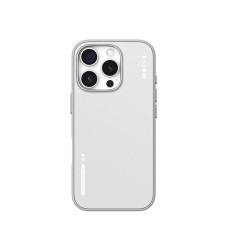 Чехол iPhone 16 Pro Max Blueo BL045 Dual-Color Liquid Silicone Magnetic Series White