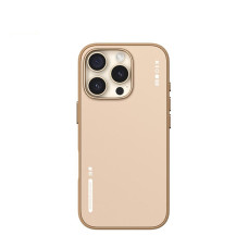 Чехол iPhone 16 Blueo BL045 Dual-Color Liquid Silicone Magnetic Series Gold