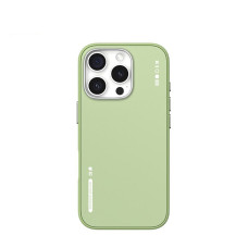 Чехол iPhone 16 Blueo BL045 Dual-Color Liquid Silicone Magnetic Series Green