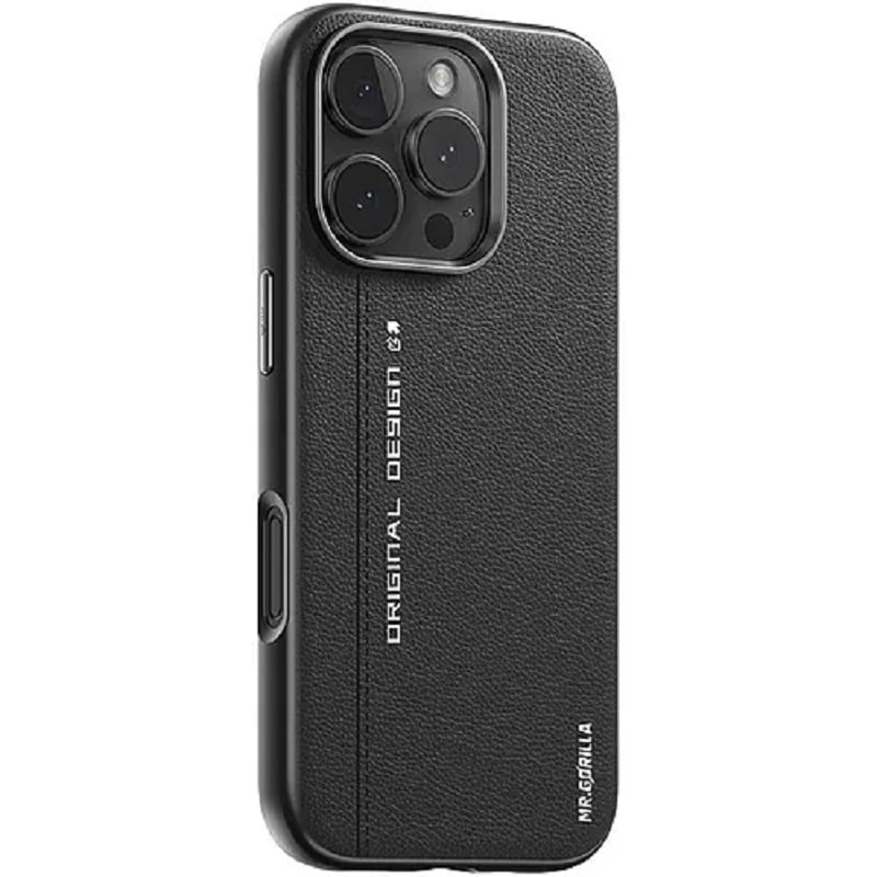 Чехол iPhone 16 Pro Max Blueo Premium Leather Case for Black