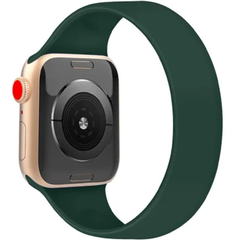 Ремешок Apple Watch 38/40mm Solo Loop Silicone Braided Green