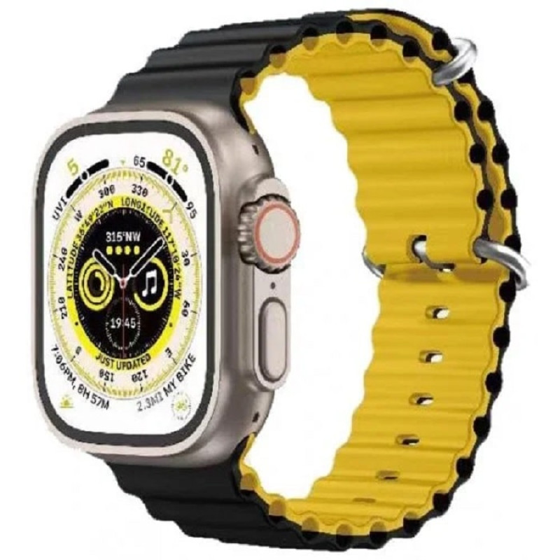 Ремешок Apple Watch 38/40/41mm Gear 4 Black/Yellow
