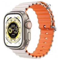 Ремінець Apple Watch 38/40/41mm Gear 4 White/Orange