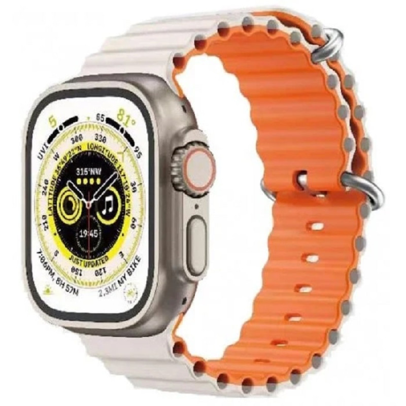 Ремінець Apple Watch 38/40/41mm Gear 4 White/Orange