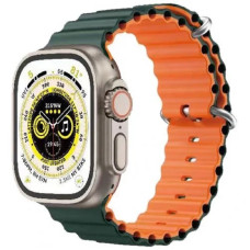 Ремінець Apple Watch 38/40/41mm Gear 4 Olive Green/Orange