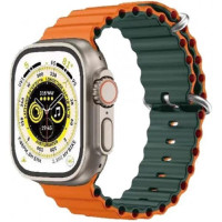 Ремешок Apple Watch 38/40/41mm Gear 4 Orange/Olive Green