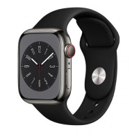 Ремешок Apple Watch 38/40/41mm (S) Silicone Sport Band Black