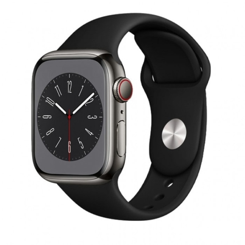 Ремешок Apple Watch 38/40/41mm (S) Silicone Sport Band Black