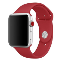Ремешок Apple Watch 38/40/41mm (S )Silicone Sport Band Dark Red
