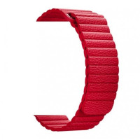 Ремешок Apple Watch 42 mm Leather Loop Red