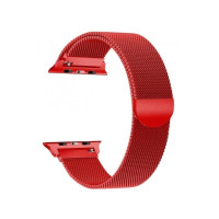 Ремешок Apple Watch 42mm Milanese Loop Metal Red