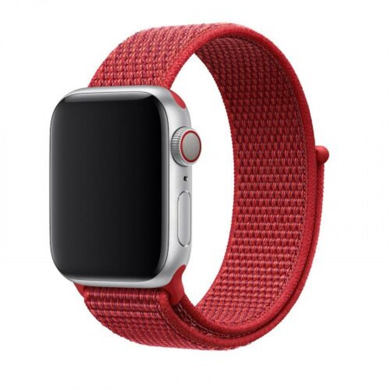 Ремешок Apple Watch 42mm Nylon Sport Loop Red