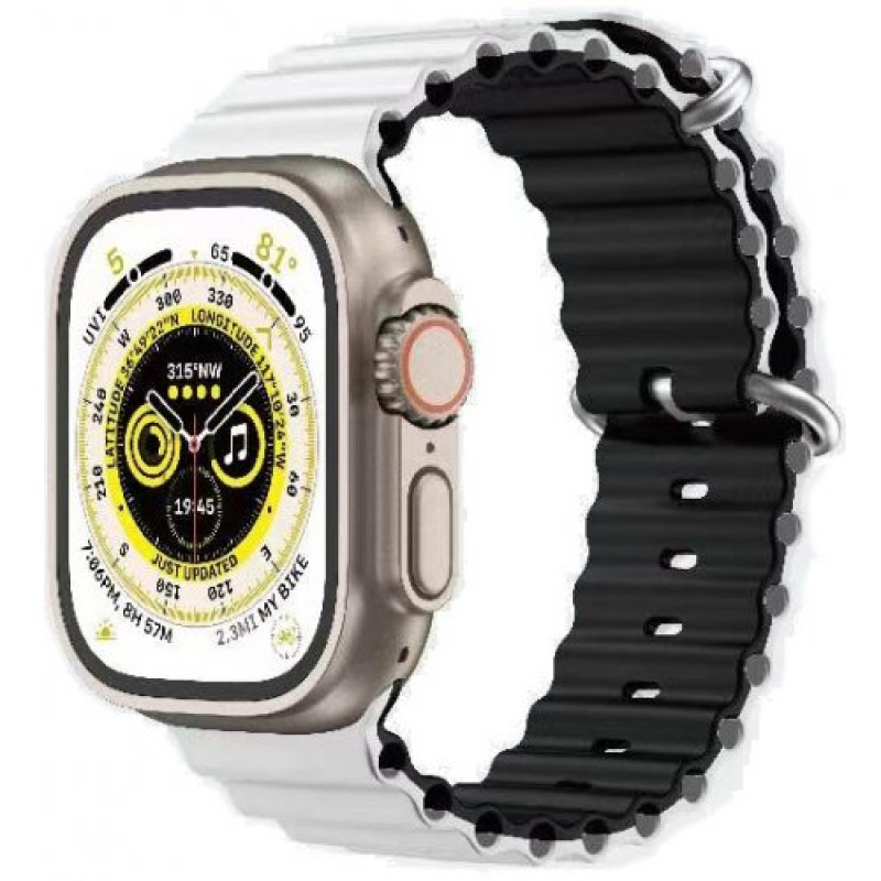 Ремешок Apple Watch 42/44/45mm Gear 4 White/Black