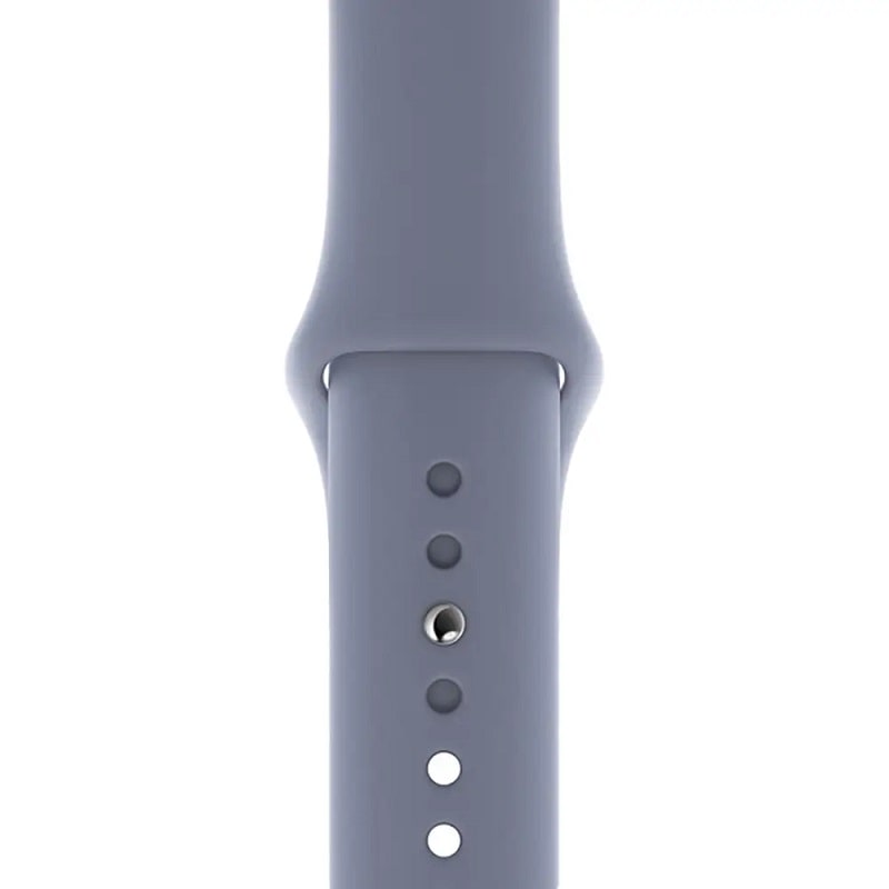 Ремешок Apple Watch 42/44/45/49mm Silicone Sport Band Gray