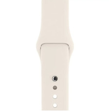 Ремінець Apple Watch 42/44/45/49mm (S) Silicone Sport Band Antique White
