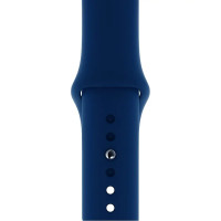 Ремешок Apple Watch 42/44/45/49mm Silicone Sport Band Deep Navy