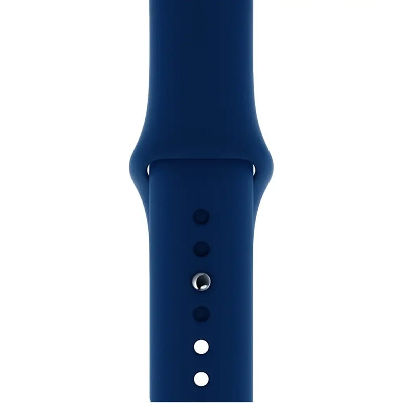 Ремешок Apple Watch 42/44/45/49mm Silicone Sport Band Deep Navy