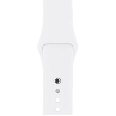 Ремінець Apple Watch 42/44/45/49mm (S) Silicone Sport Band White