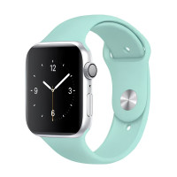 Ремінець Apple Watch 42/44/45/49mm Silicone Sport Band Marine Green
