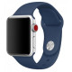 Ремешок Apple Watch 42/44/45/49mm Silicone Sport Band Navy Blue