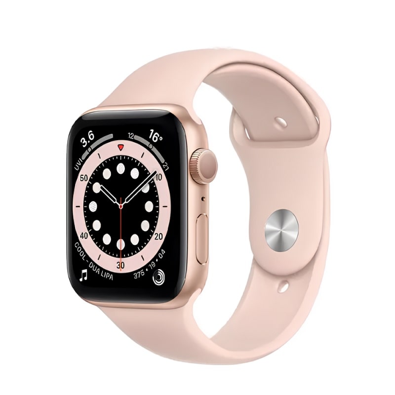 Ремешок Apple Watch 42/44/45/49mm (S) Silicone Sport Band Pink Sand