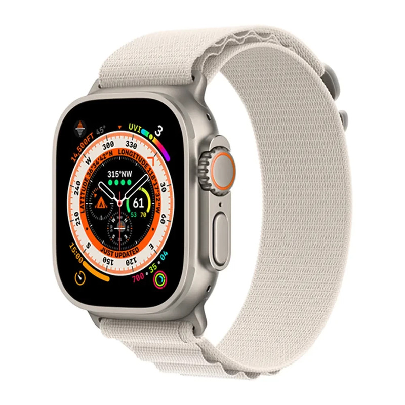 Ремешок Apple Watch 49/42mm 49mm Alpine Loop White