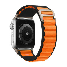 Ремінець Apple Watch 49/42mm 49mm Alpine Loop good Black Orange