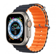 Ремінець Apple Watch 49/42mm 49mm Ocean Band Midnight Blue Orange