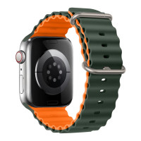 Ремешок Apple Watch 49/42mm 49mm Ocean Band Green Orange