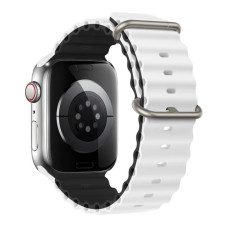 Ремінець Apple Watch 49/42mm 49mm Ocean Band White Black