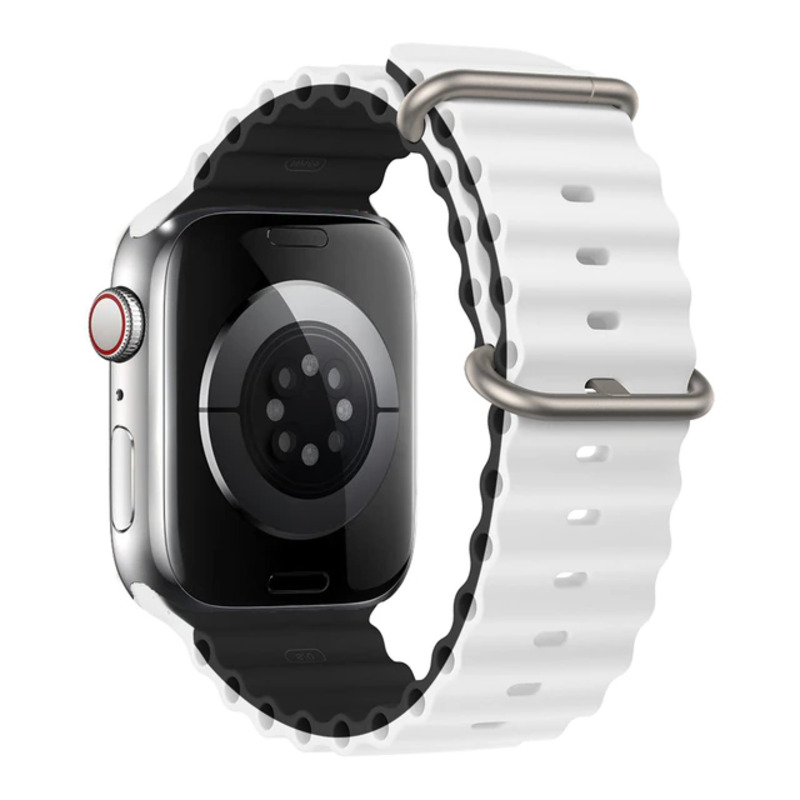 Ремешок Apple Watch 49/42mm 49mm Ocean Band White Black