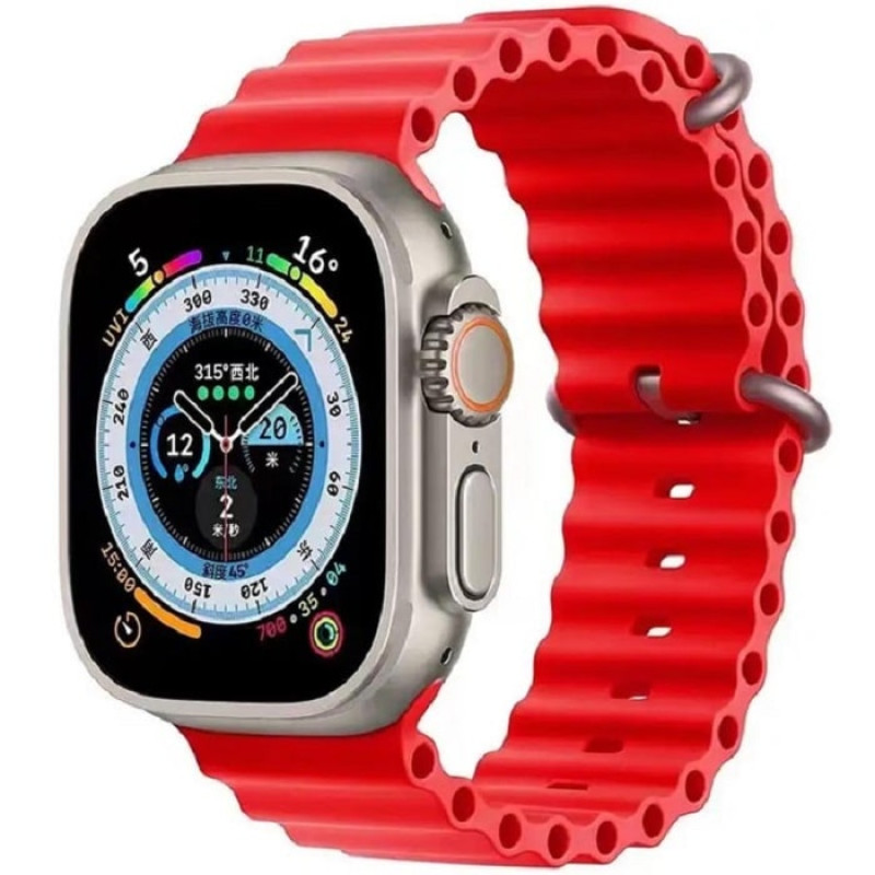 Ремешок Apple Watch 49/45/44mm Ocean Band Red
